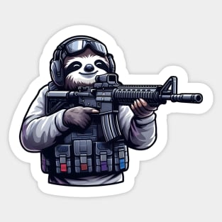 Tactical Sloth Sticker